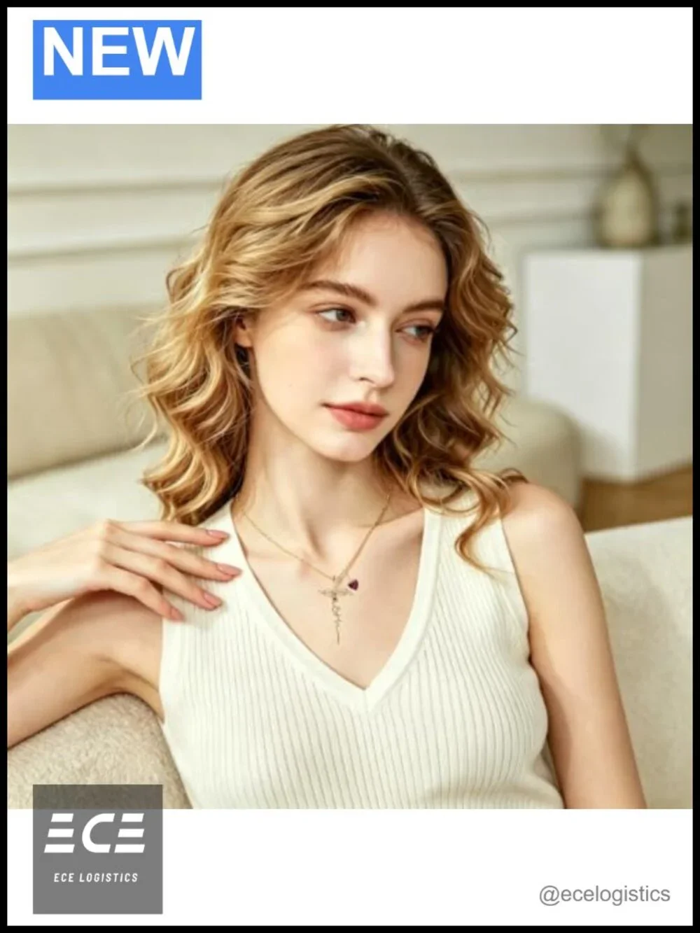 14K Gold Plated Faith Cross Necklace Womens Birthstone Pendant Jewelry